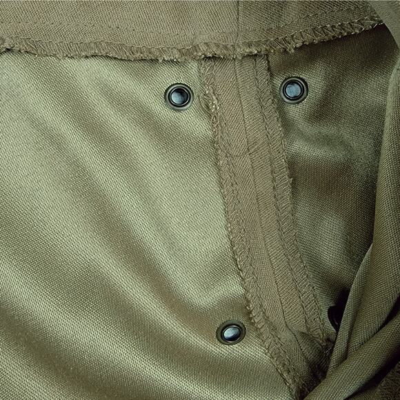 Y2K vintage beige faux suede low rise maxi skirt juniors size 5 western boho - Picture 5 of 9